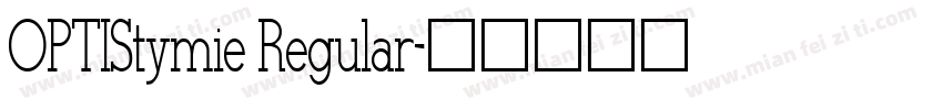 OPTIStymie Regular字体转换
